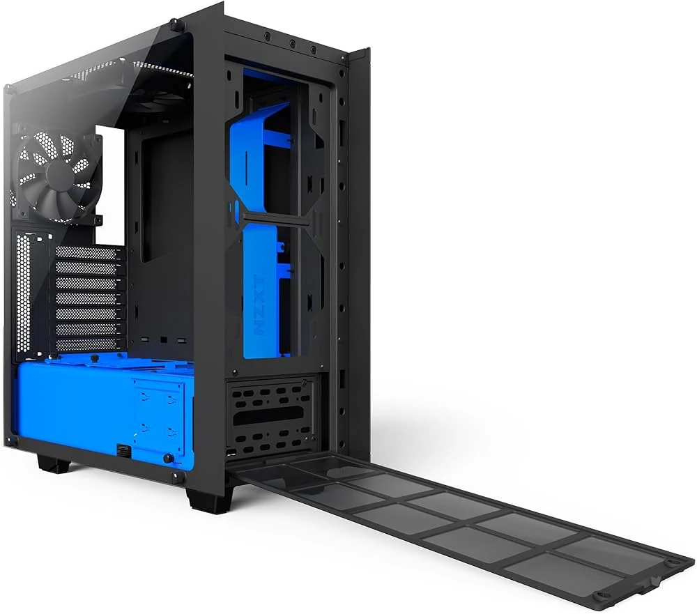 Vỏ Case PC NZXT S340 Elite Black/Blue - ATX - Đen/Xanh - NEW