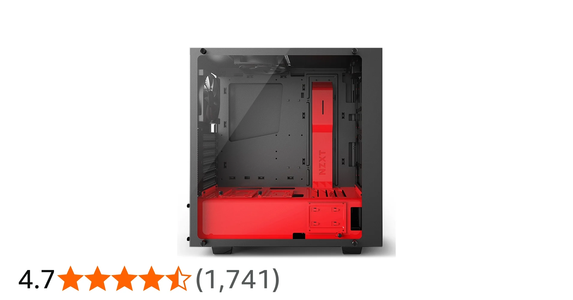 Vỏ Case PC NZXT S340 Elite Black/Red - ATX - Đen/Đỏ - NEW
