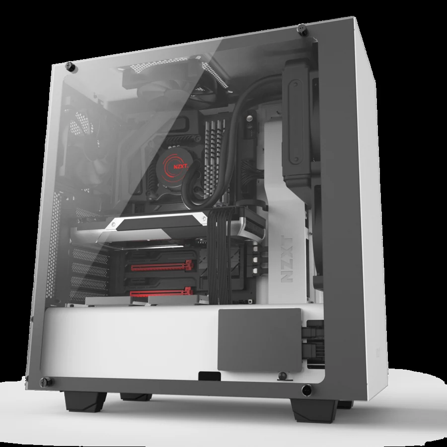 Vỏ Case PC NZXT S340 Elite Matte White - ATX - Trắng - NEW