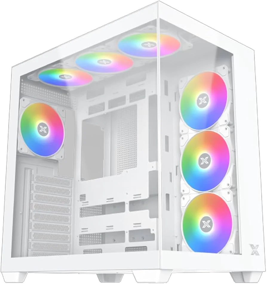 Vỏ Case PC Xigmatek Aqua V Arctic - ATX - Trắng - NEW