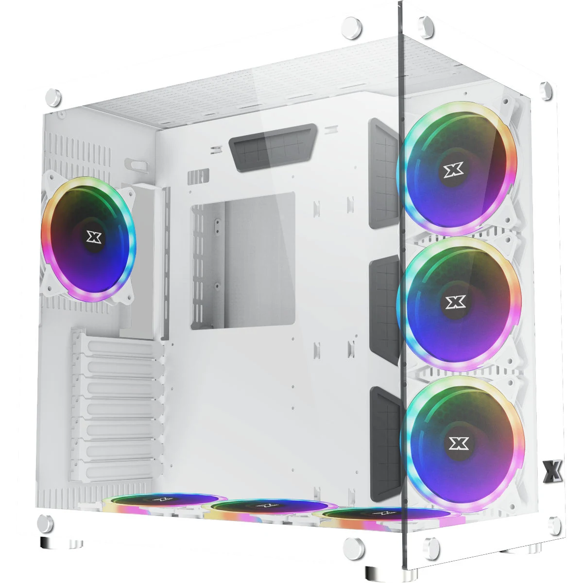 Vỏ Case PC Xigmatek Aquarius Plus Arctic - ATX - Trắng - NEW