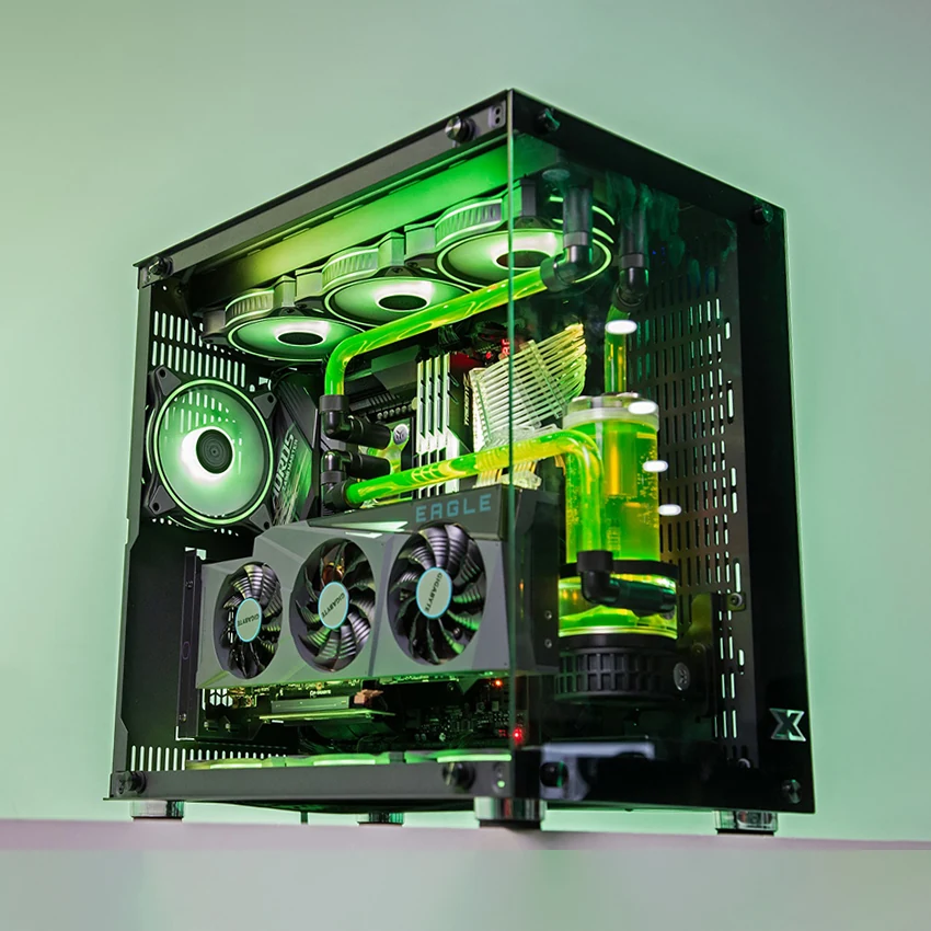 Vỏ Case PC Xigmatek Aquarius Plus - ATX - Đen - NEW