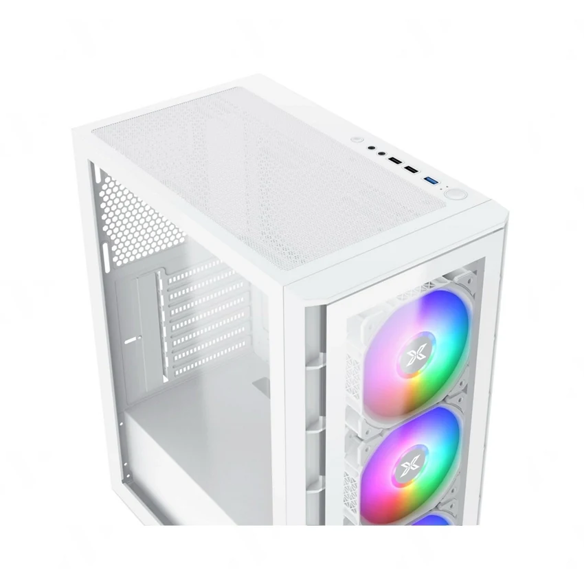 Vỏ Case PC Xigmatek Elite One Arctic 3F - ATX - Trắng - NEW