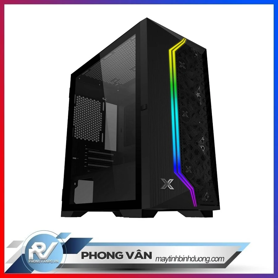 Vỏ Case PC Xigmatek Gemini II 3FB - M-ATX - Đen - NEW