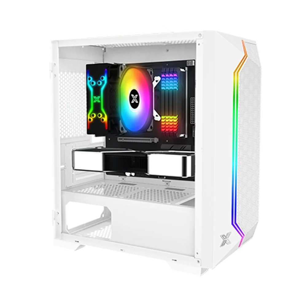 Vỏ Case PC Xigmatek Gemini II ORG 3FB - M-ATX - Cam - NEW