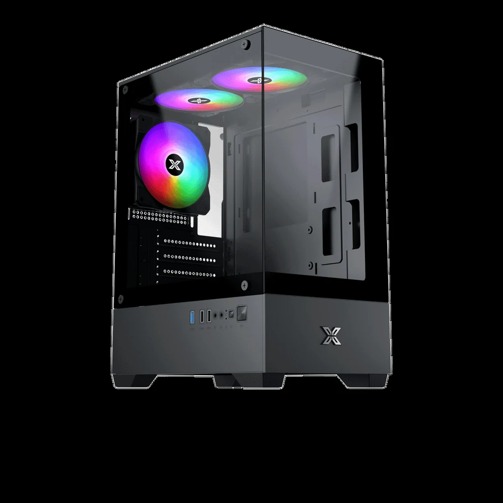 Vỏ Case PC Xigmatek NYM 2F - M-ATX - Đen - NEW