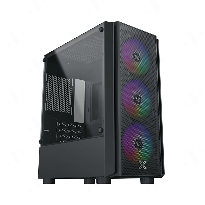 Vỏ Case PC Xigmatek NYX 3F - M-ATX - Đen - NEW