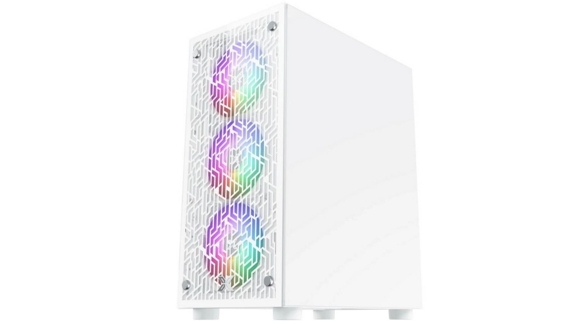Vỏ Case PC Xigmatek NYX 3F White - M-ATX - Trắng - NEW