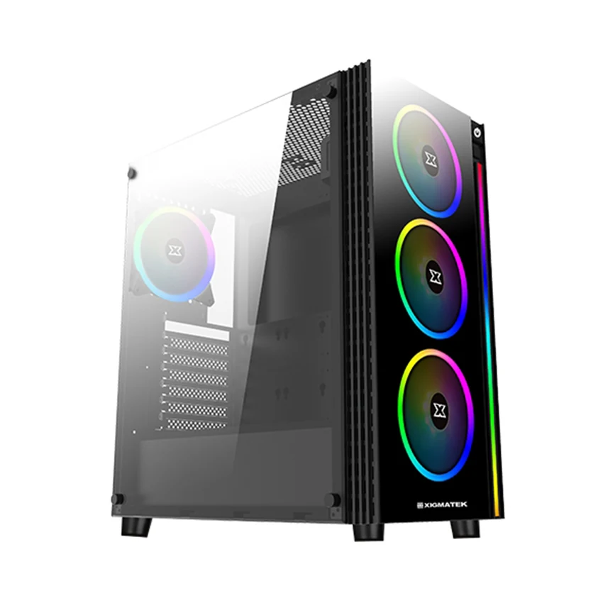 Vỏ Case PC Xigmatek Poseidon - ATX - Đen - NEW