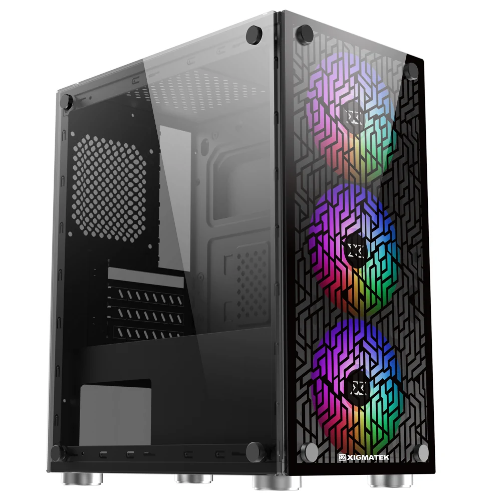 Vỏ Case PC Xigmatek Trident - ATX - Đen - NEW