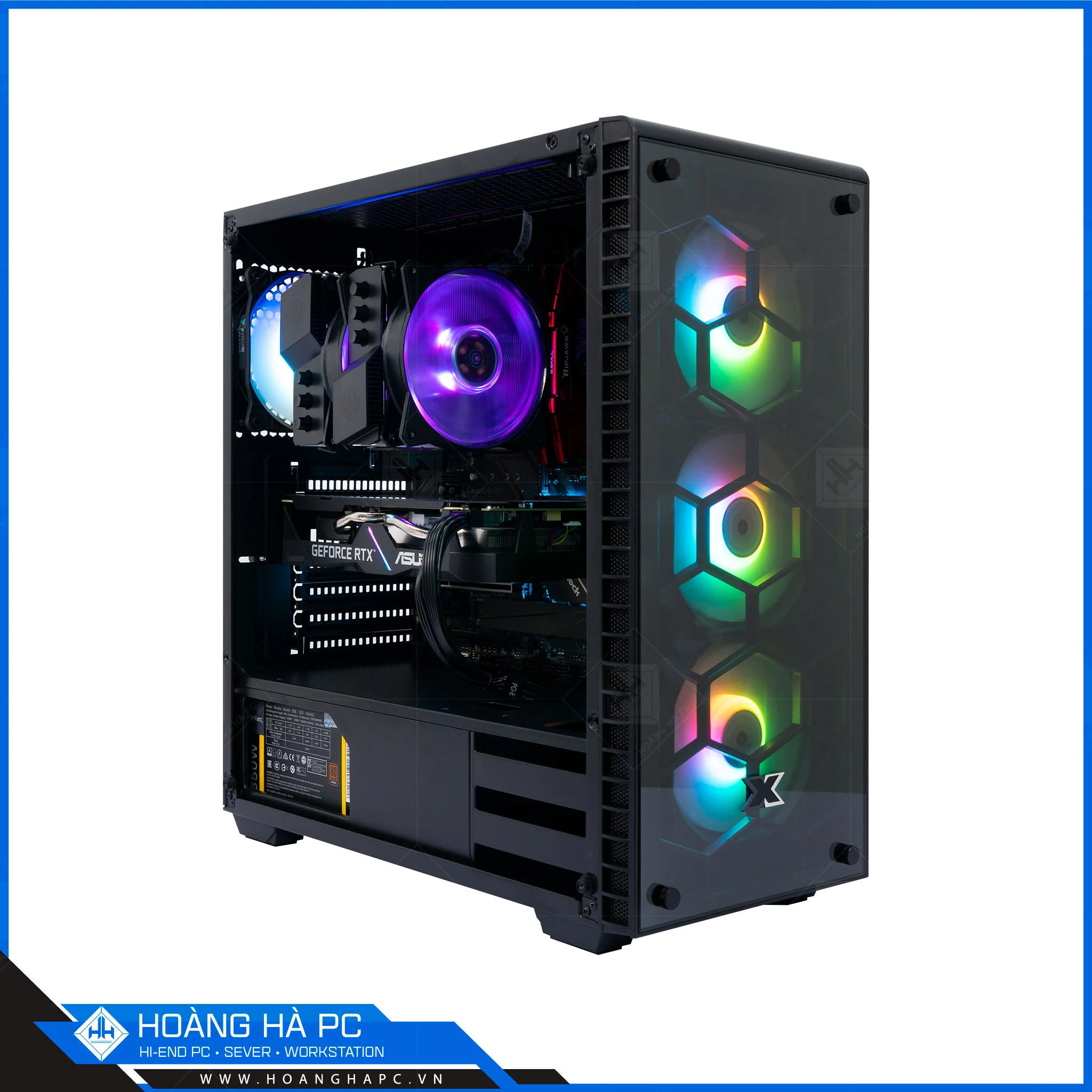 Vỏ Case PC Xigmatek Venom X - ATX - Đen - NEW