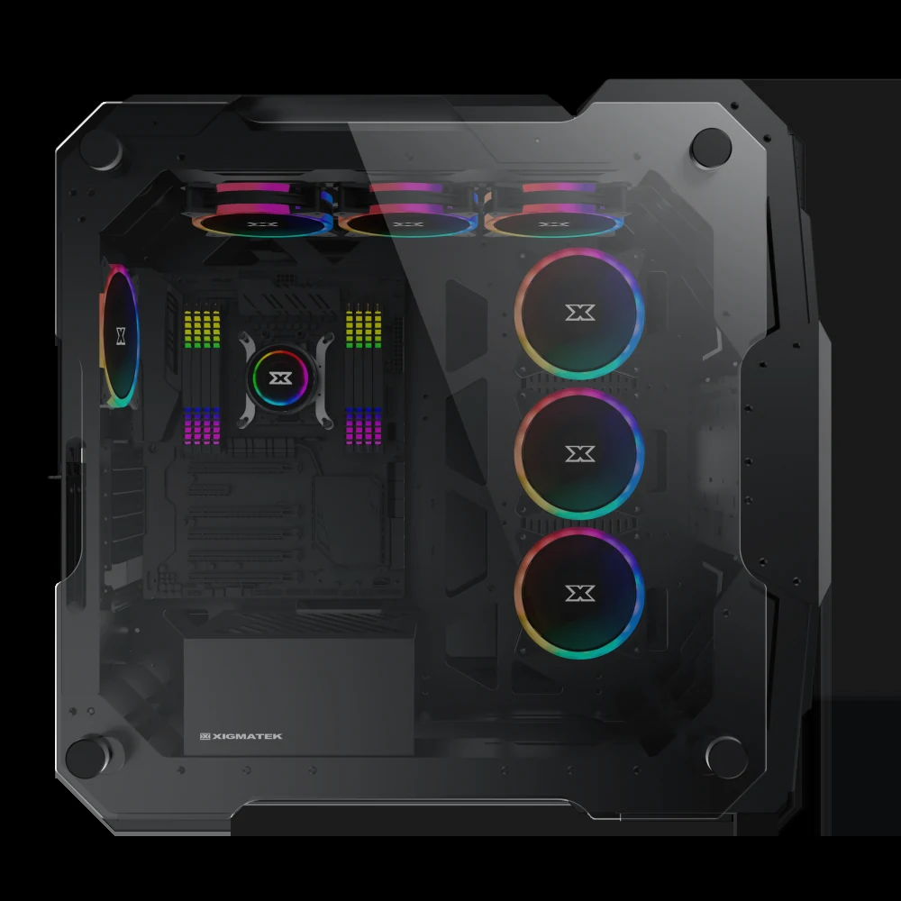 Vỏ Case PC Xigmatek X7 Black - E-ATX - Đen - NEW