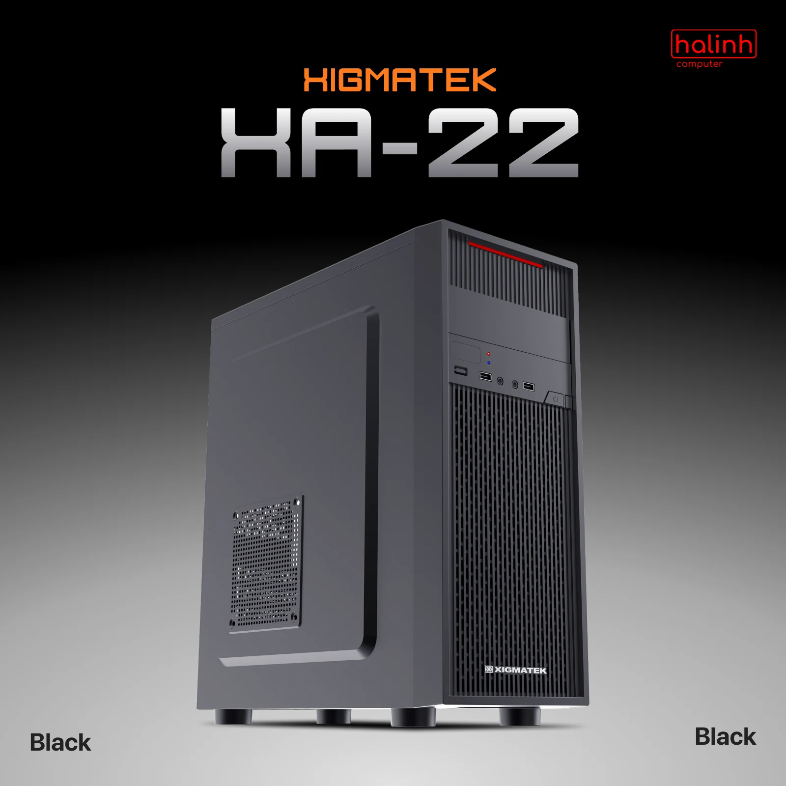 Vỏ Case PC Xigmatek XA-22 - ATX - Đen - NEW