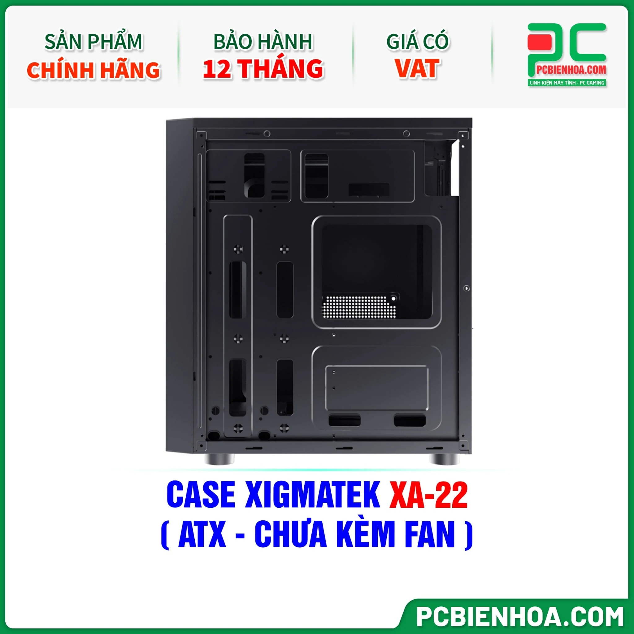 Vỏ Case PC Xigmatek XA-22 - ATX - Đen - NEW