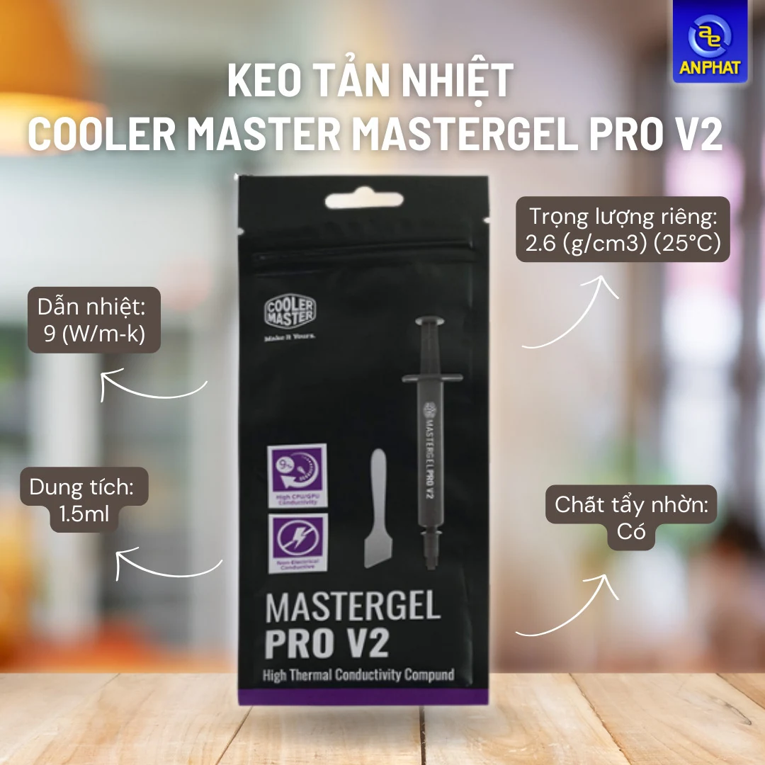 Keo tản nhiệt Cooler Master MasterGel Pro V2 - NEW