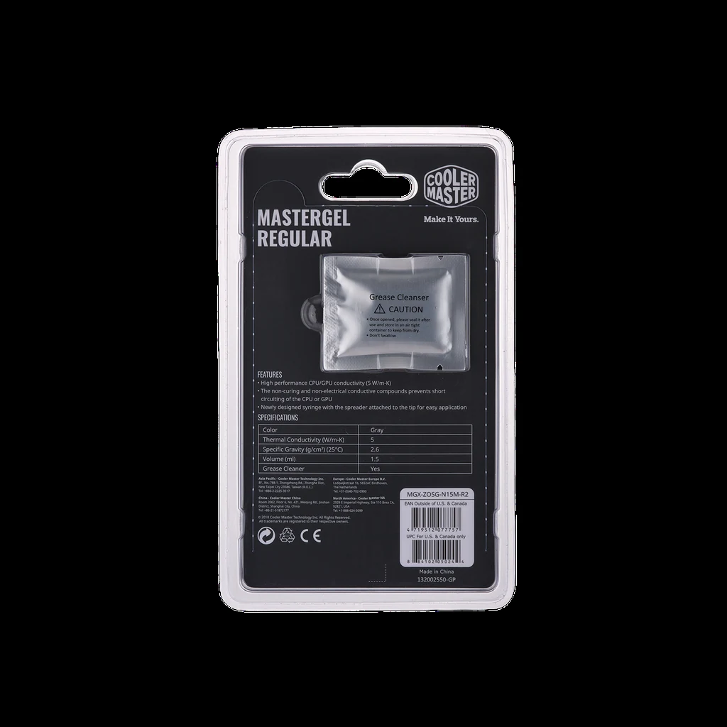 Keo tản nhiệt Cooler Master MasterGel Regular - NEW
