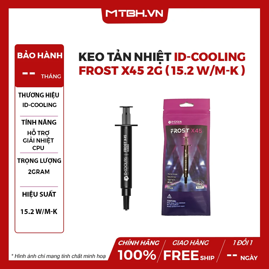 Keo tản nhiệt ID-Cooling FROST X05 - NEW