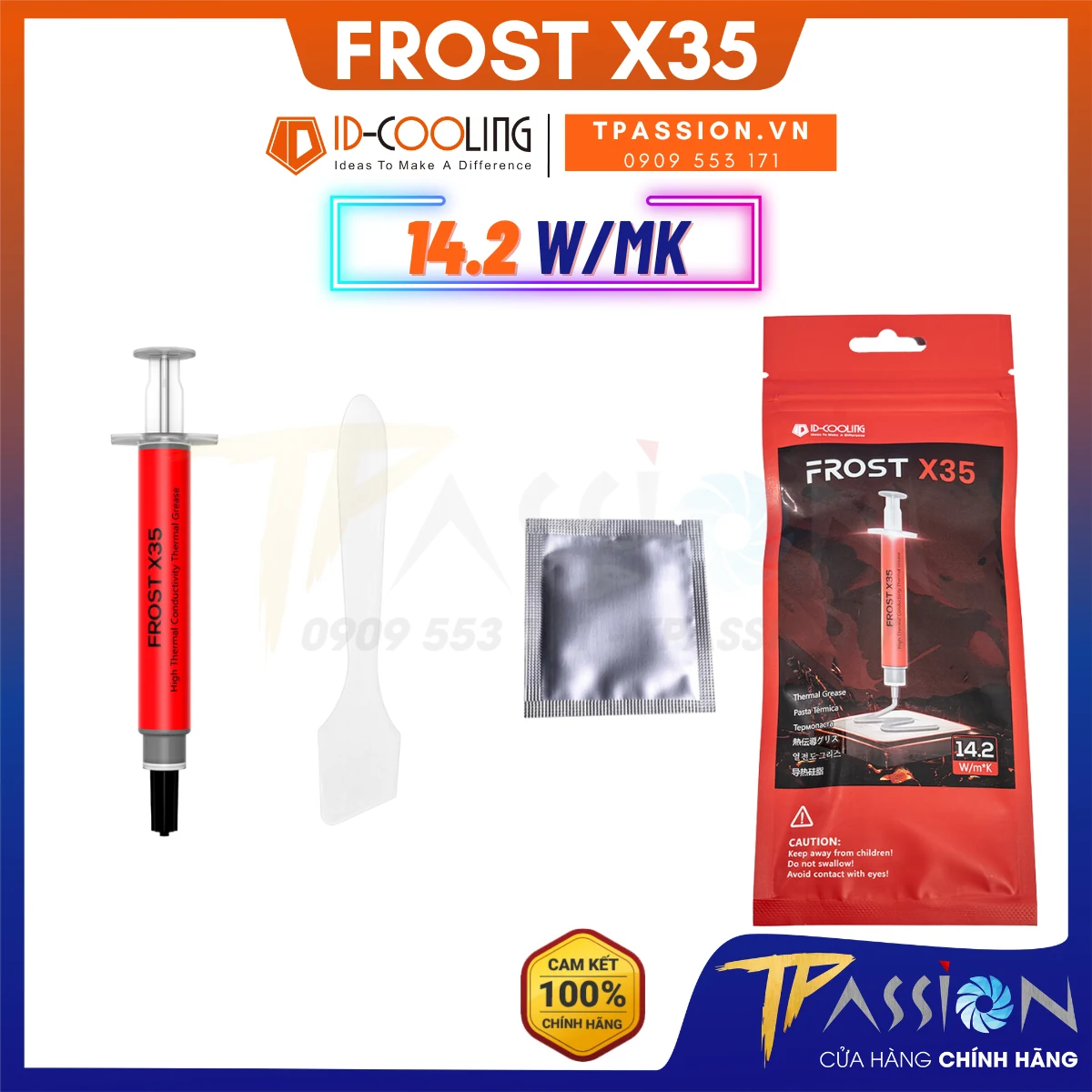 Keo tản nhiệt ID-Cooling FROST X35 - NEW