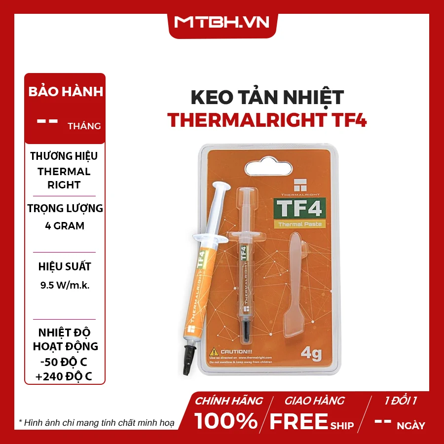 Keo tản nhiệt Thermalright TF4 4g - NEW