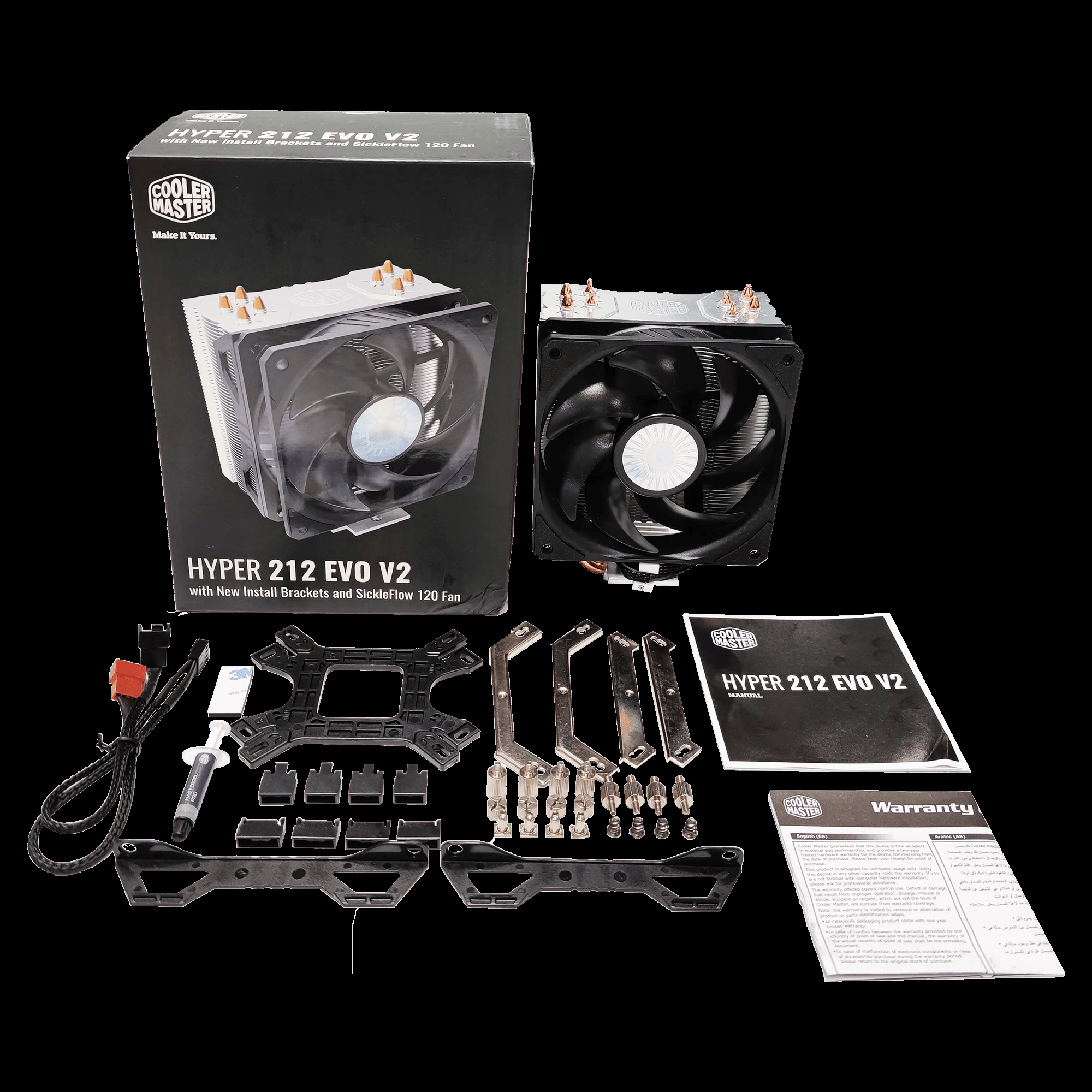 Tản nhiệt khí Cooler Master Hyper 212 EVO V2 - NEW