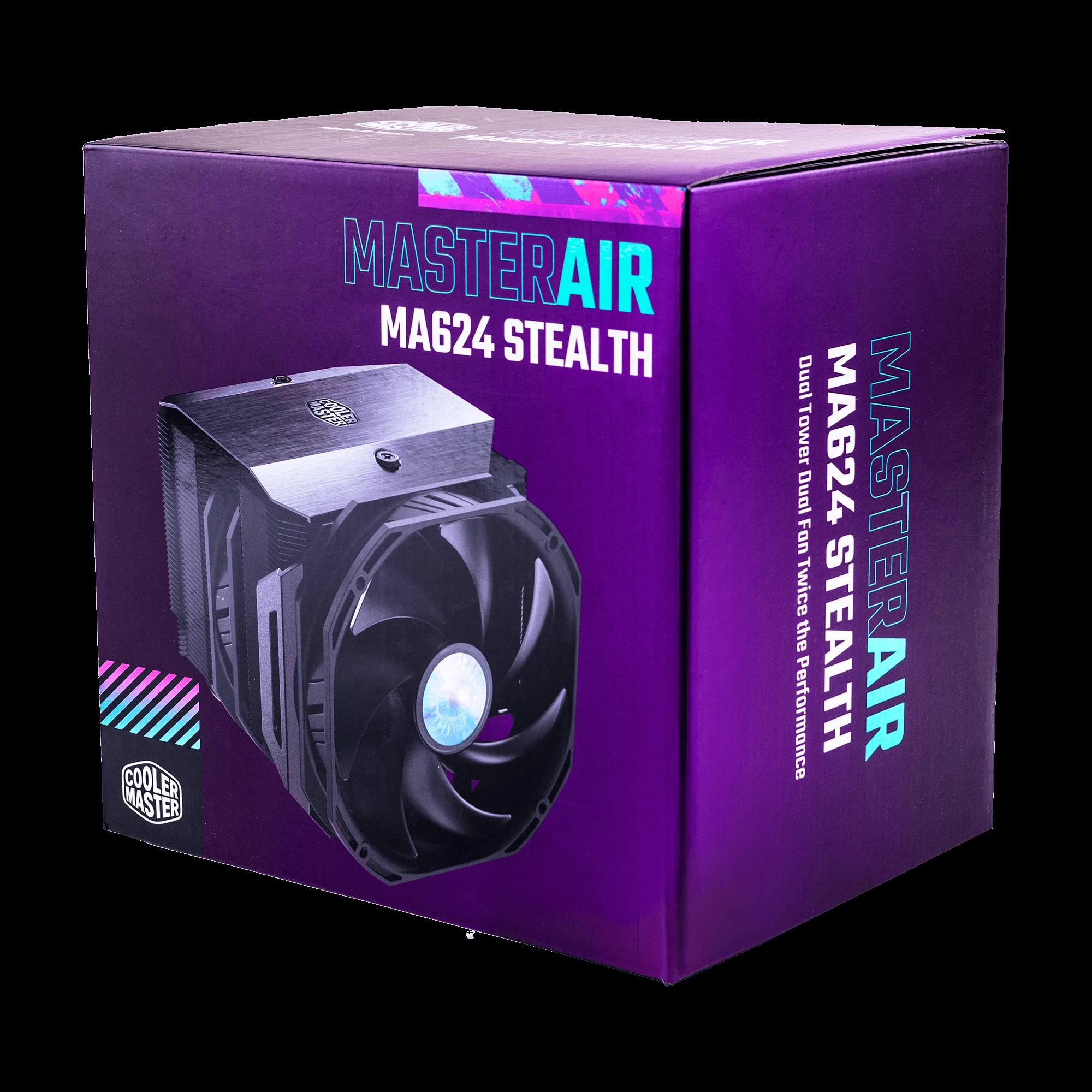 Tản nhiệt khí Cooler Master MasterAir MA624 Stealth ARGB - NEW