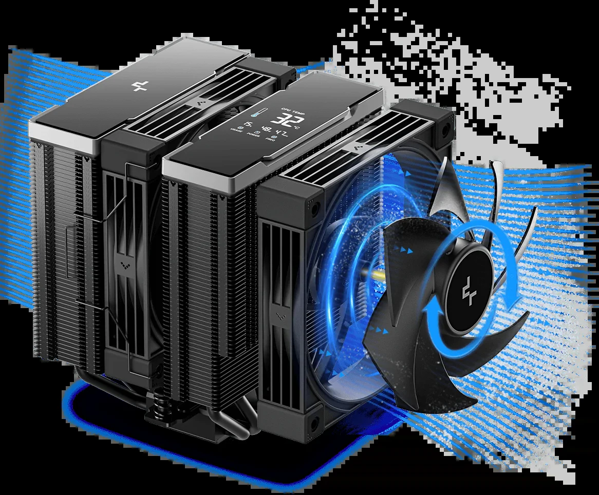Tản nhiệt khí DeepCool AK620 G2 DIGITAL NYX - NEW