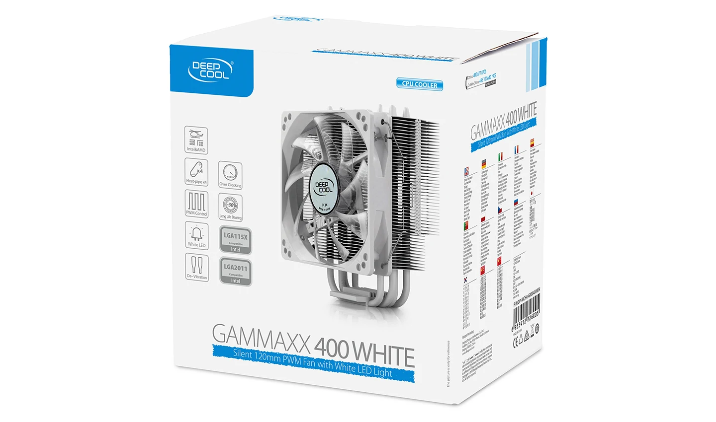 Tản nhiệt khí DeepCool GAMMAXX 400 WH - NEW
