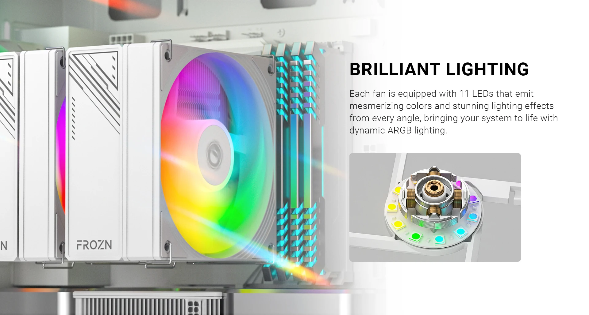 Tản nhiệt khí ID-Cooling FROZN A620 PRO SE ARGB WHITE - NEW