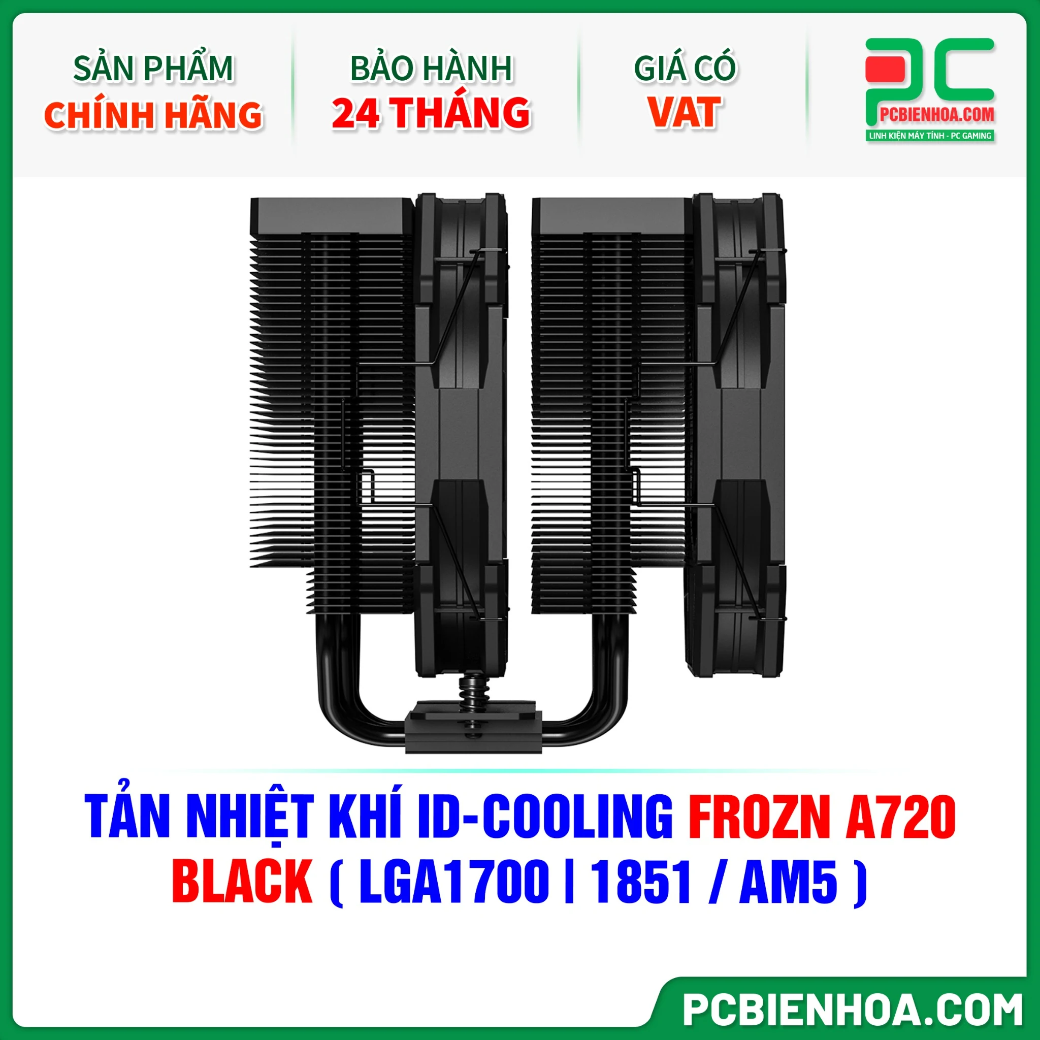 Tản nhiệt khí ID-Cooling FROZN A720 BLACK - NEW