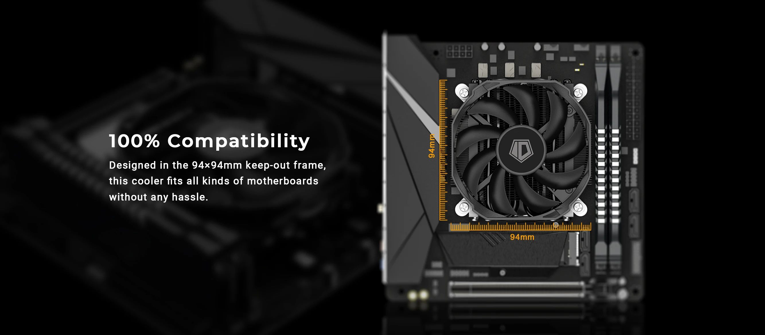 Tản nhiệt khí ID-Cooling IS-30i BLACK - NEW