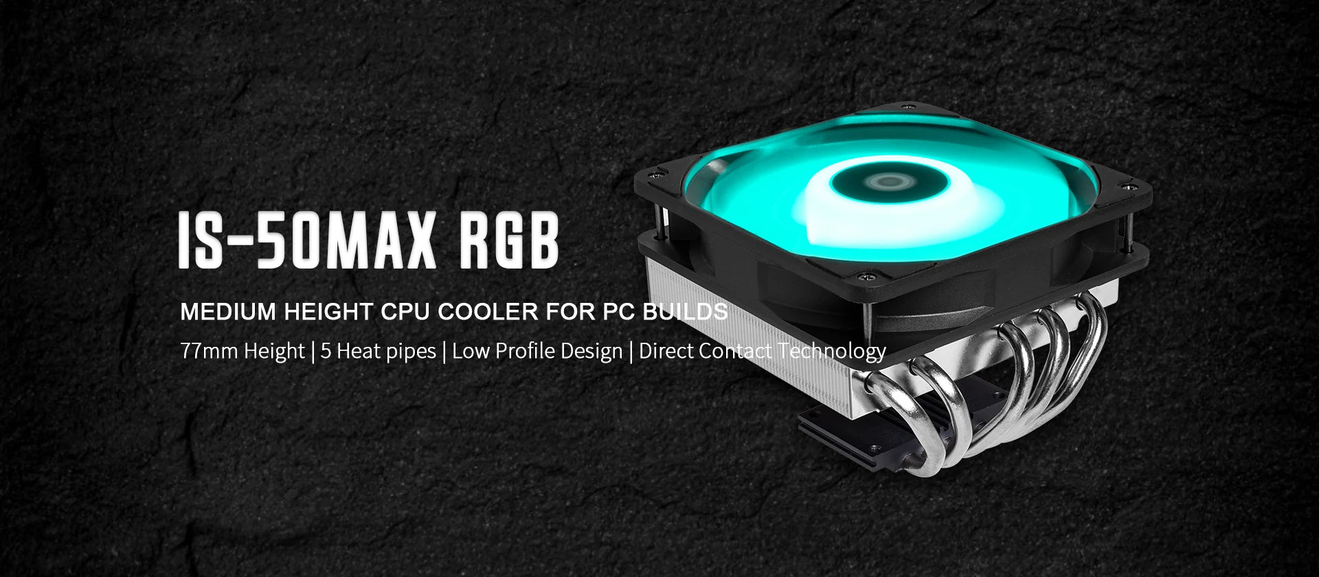 Tản nhiệt khí ID-Cooling IS-50 MAX RGB - NEW