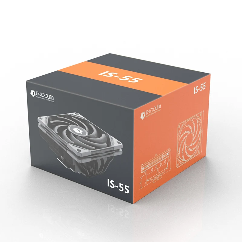 Tản nhiệt khí ID-Cooling IS-55 BLACK - NEW