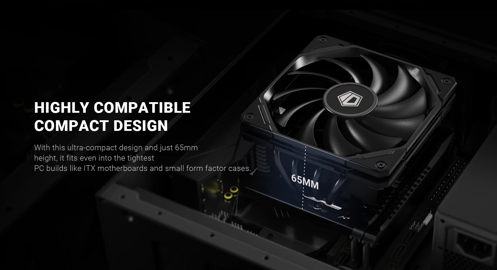Tản nhiệt khí ID-Cooling IS-65-XT BLACK - NEW