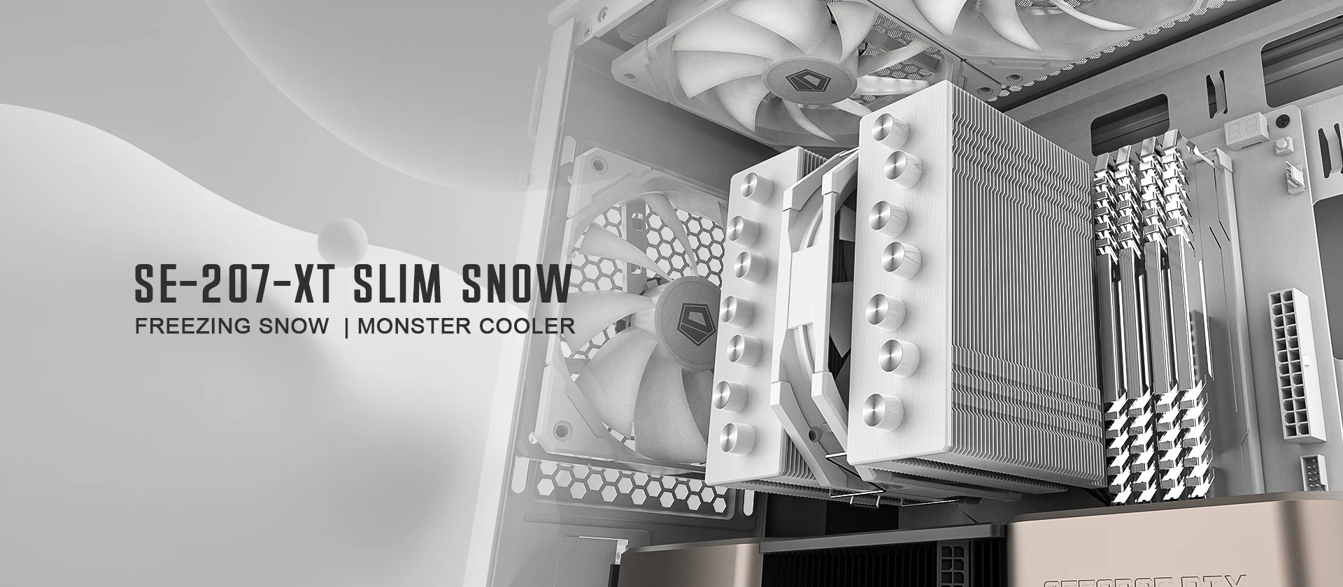 Tản nhiệt khí ID-Cooling SE-207-XT SLIM SNOW - NEW