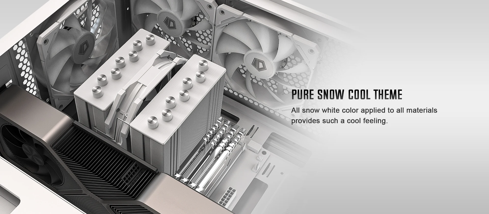 Tản nhiệt khí ID-Cooling SE-207-XT SLIM SNOW - NEW