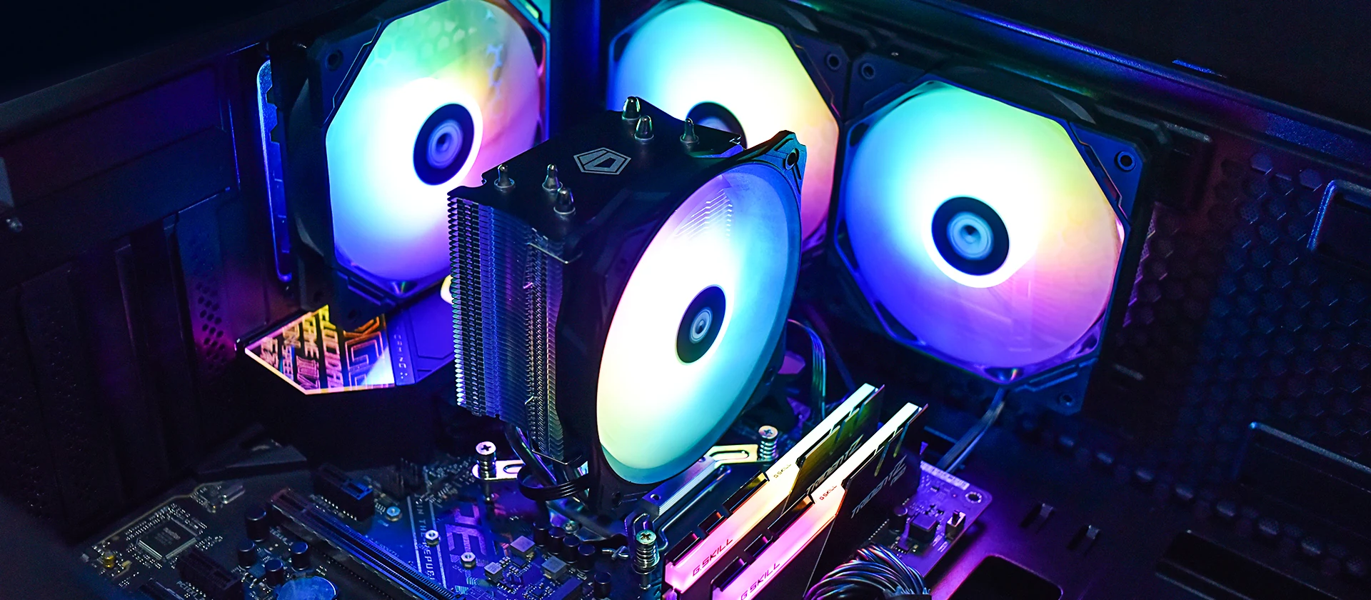 Tản nhiệt khí ID-Cooling SE-213 RAINBOW - NEW