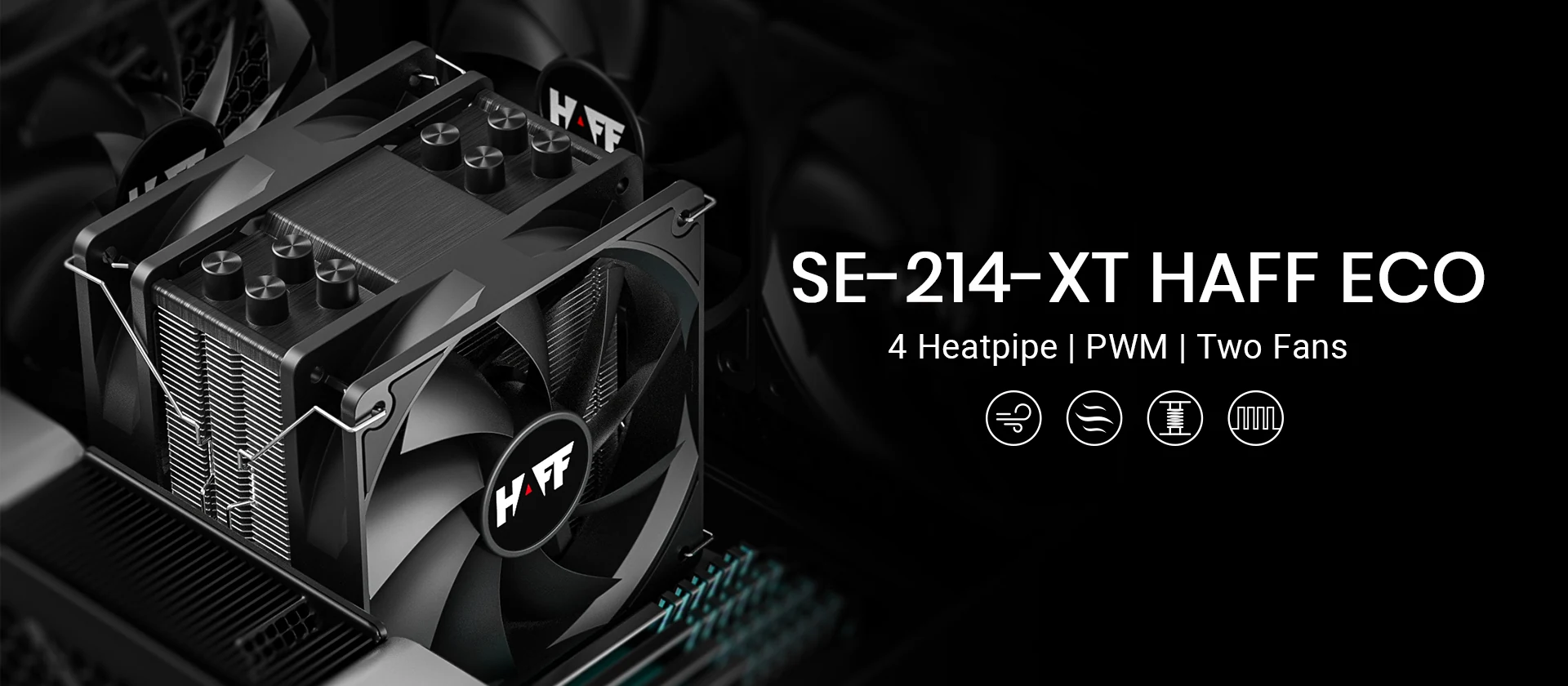 Tản nhiệt khí ID-Cooling SE-214-XT HAFF ECO - NEW