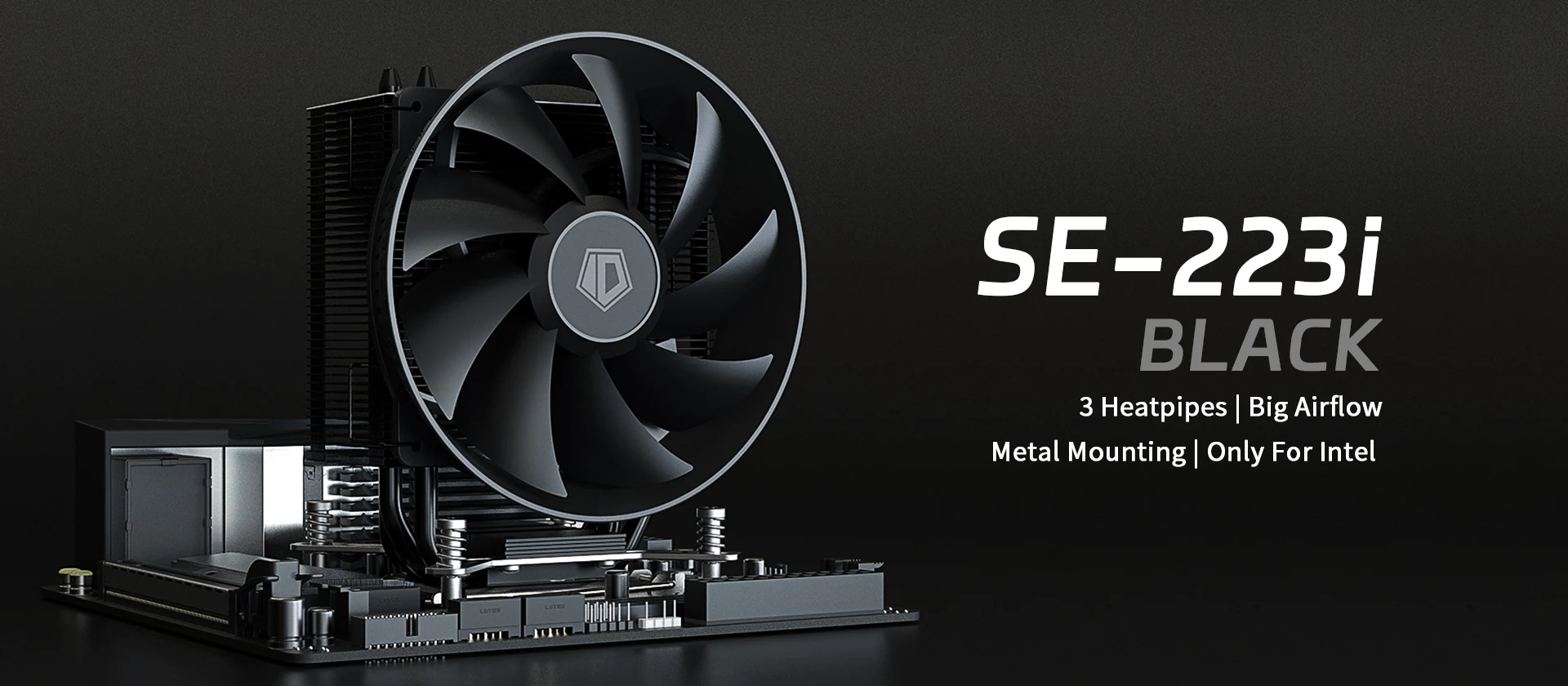 Tản nhiệt khí ID-Cooling SE-223i BLACK - NEW