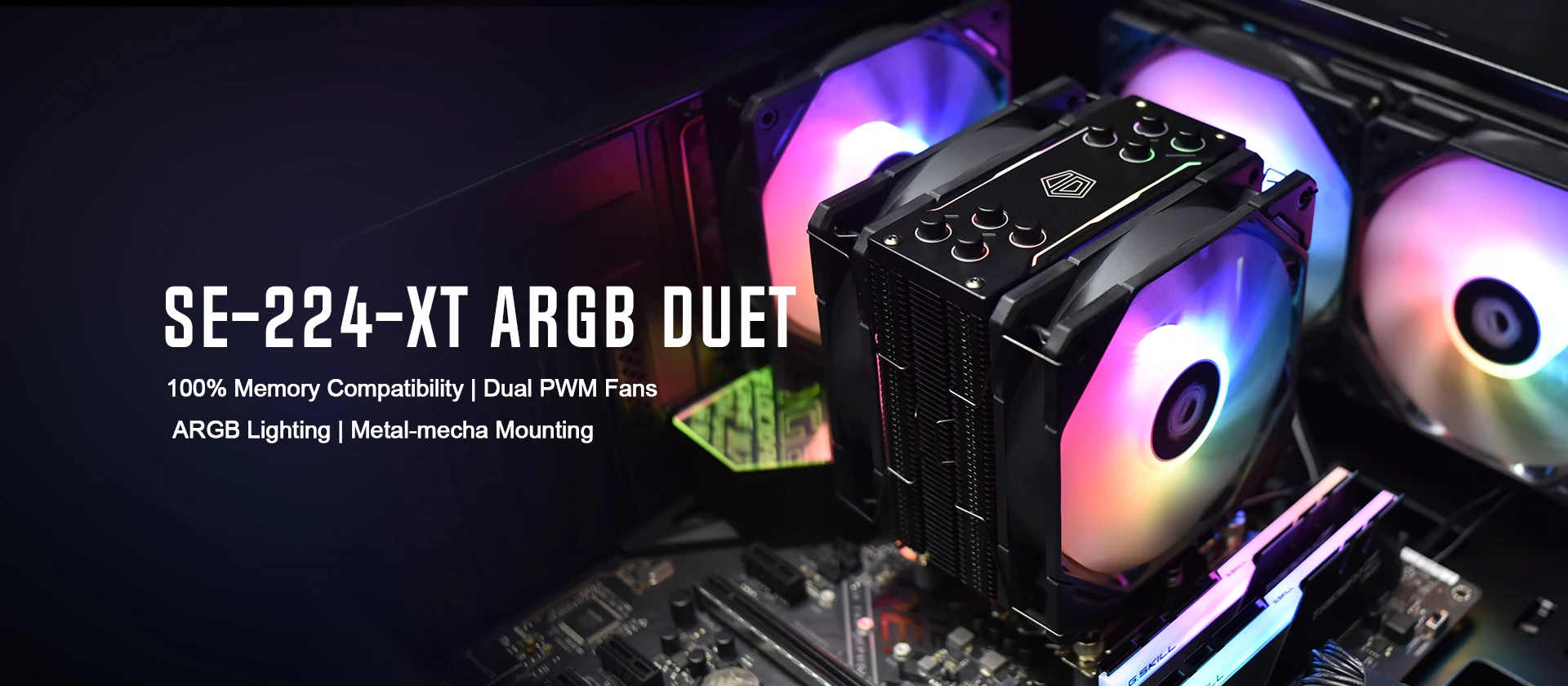 Tản nhiệt khí ID-Cooling SE-224-XT ARGB DUET - NEW
