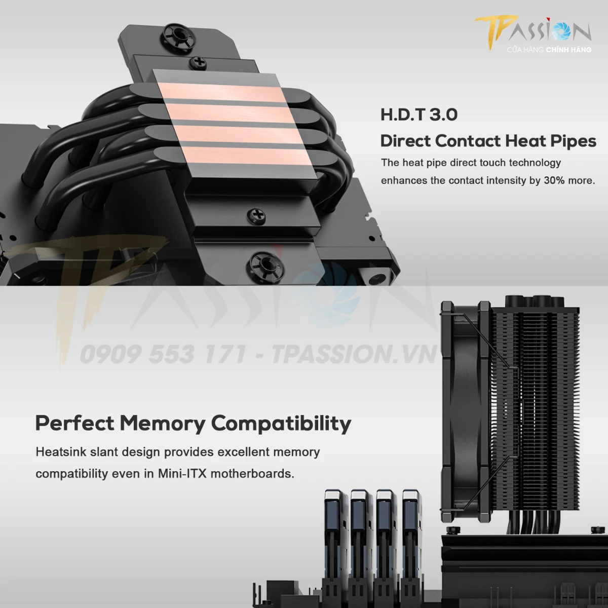 Tản nhiệt khí ID-Cooling SE-224-XT BLACK - NEW