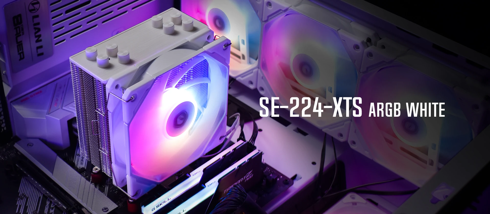 Tản nhiệt khí ID-Cooling SE-224-XTS ARGB WHITE - NEW