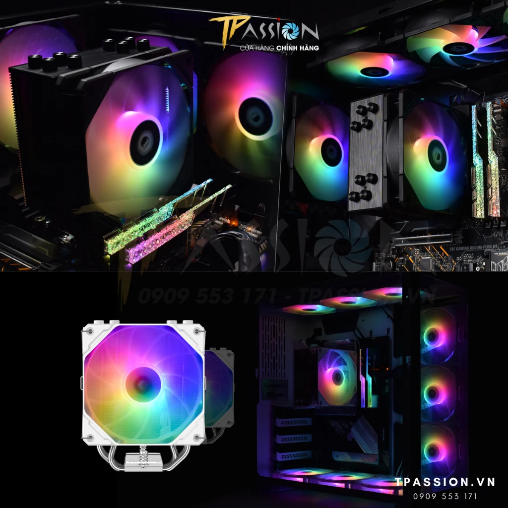 Tản nhiệt khí ID-Cooling SE-224-XTS BLACK - NEW