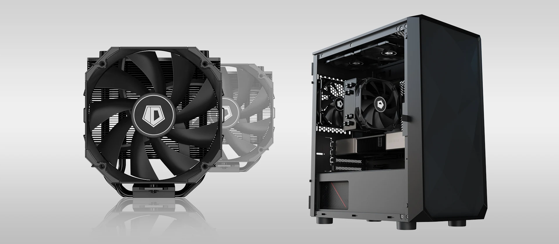 Tản nhiệt khí ID-Cooling SE-224-XTS MINI BLACK - NEW