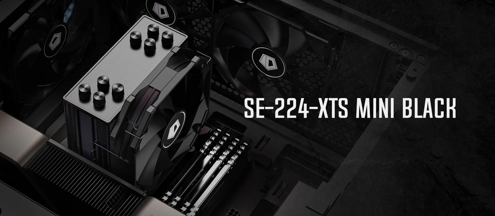 Tản nhiệt khí ID-Cooling SE-224-XTS MINI BLACK - NEW