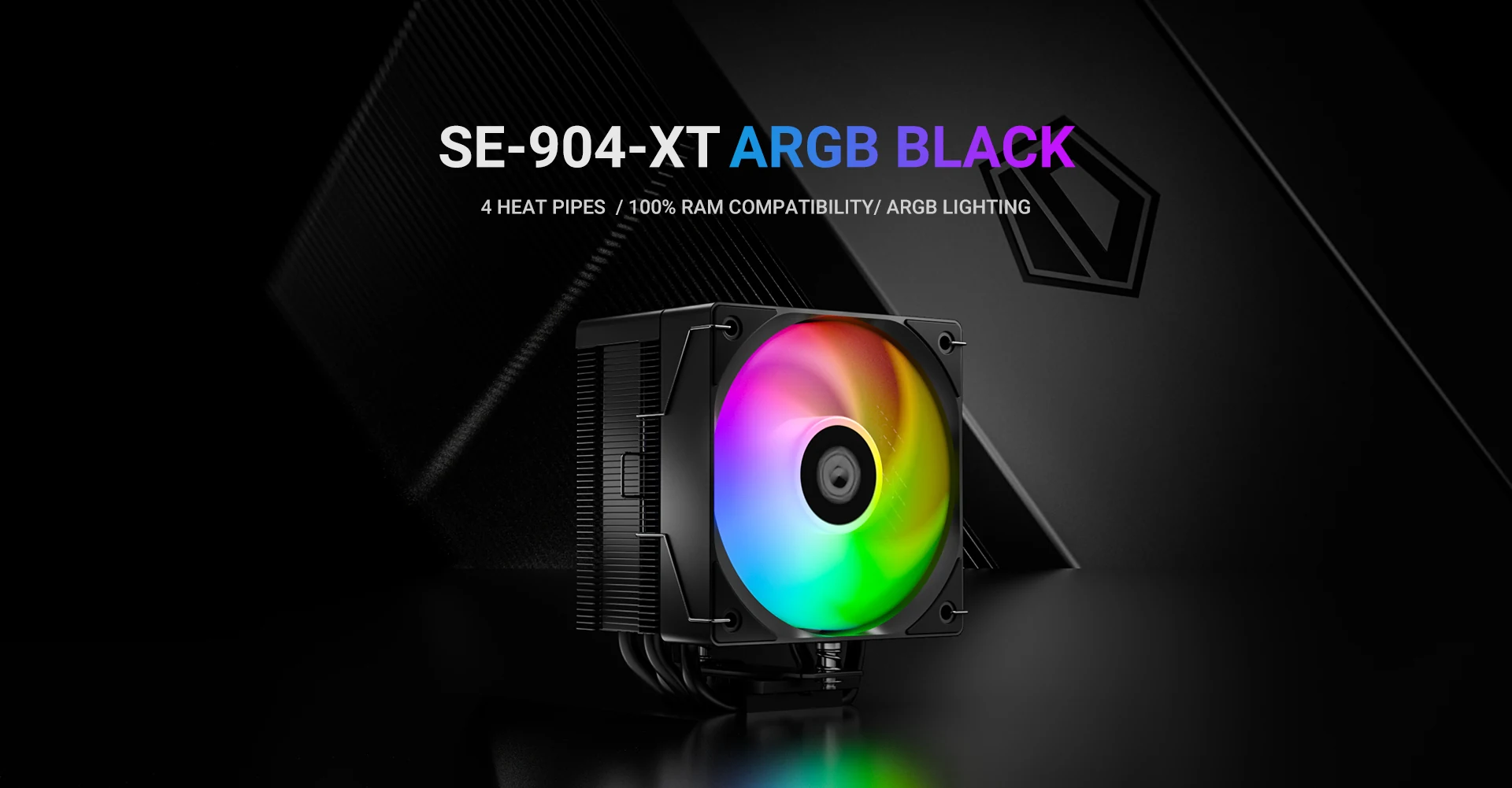 Tản nhiệt khí ID-Cooling SE-904-XT ARGB BLACK - NEW
