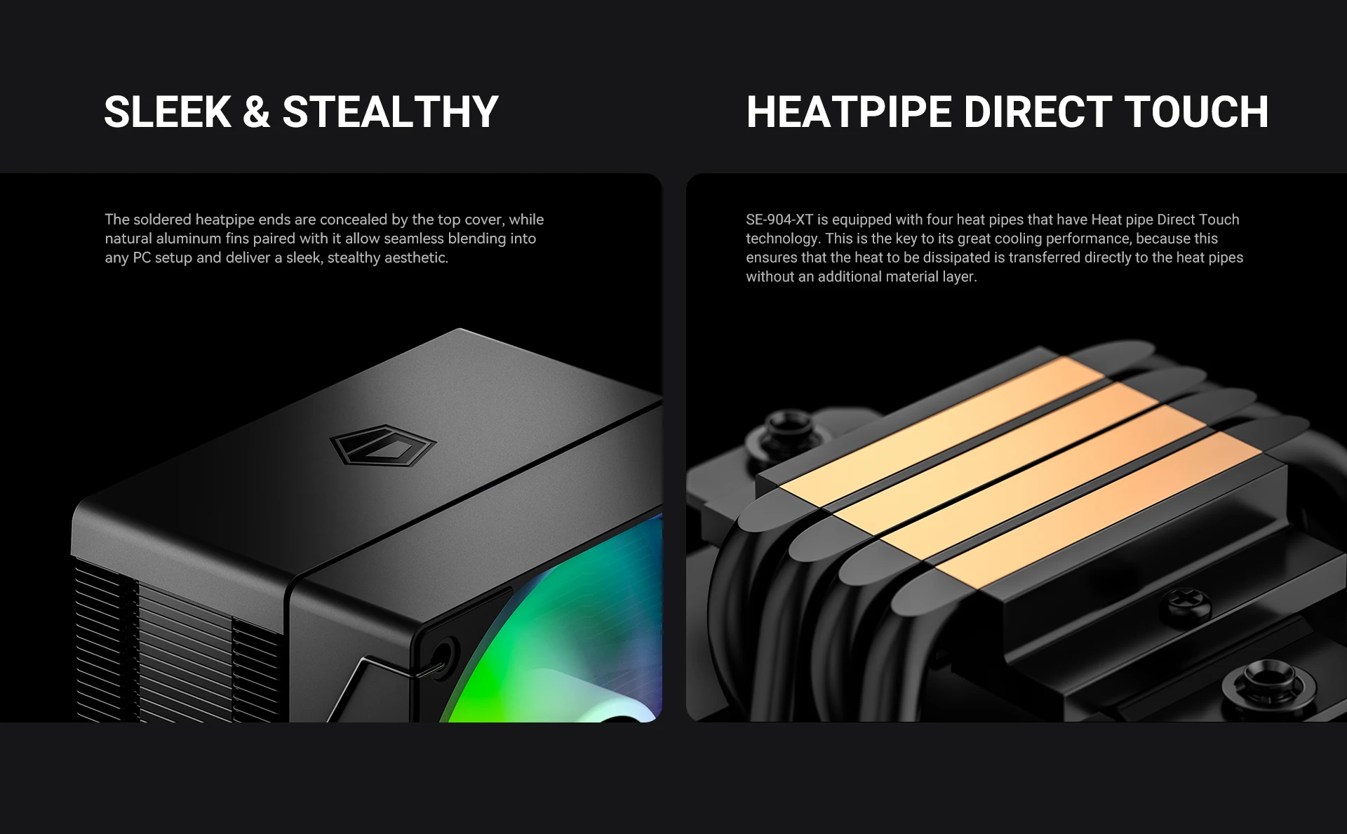 Tản nhiệt khí ID-Cooling SE-904-XT ARGB BLACK - NEW