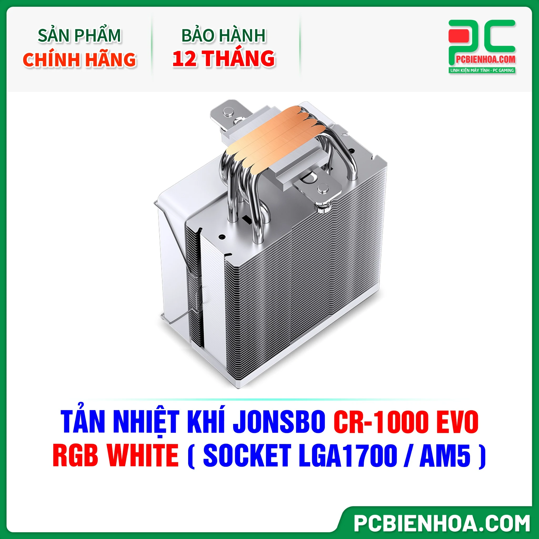 Tản nhiệt khí Jonsbo CR-1000MAX Color White - NEW