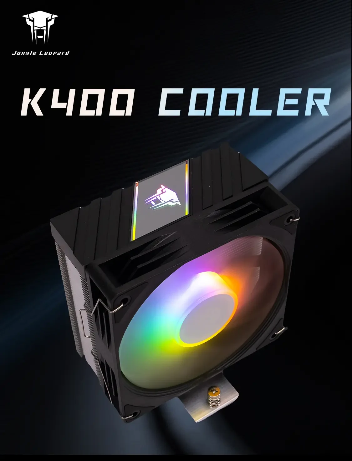 Tản nhiệt khí Jungle Leopard K400 RGB Black - NEW