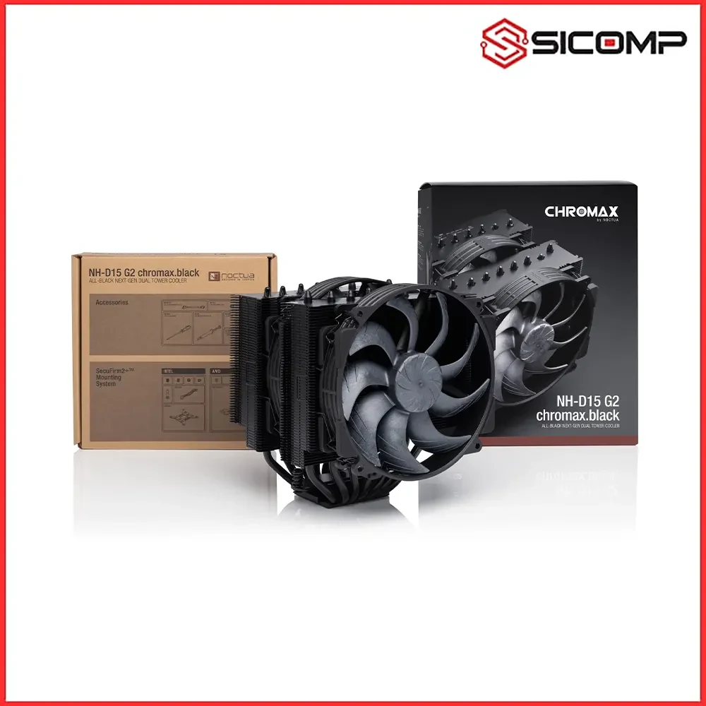 Tản nhiệt khí Noctua NH-D15 G2 chromax.black - NEW