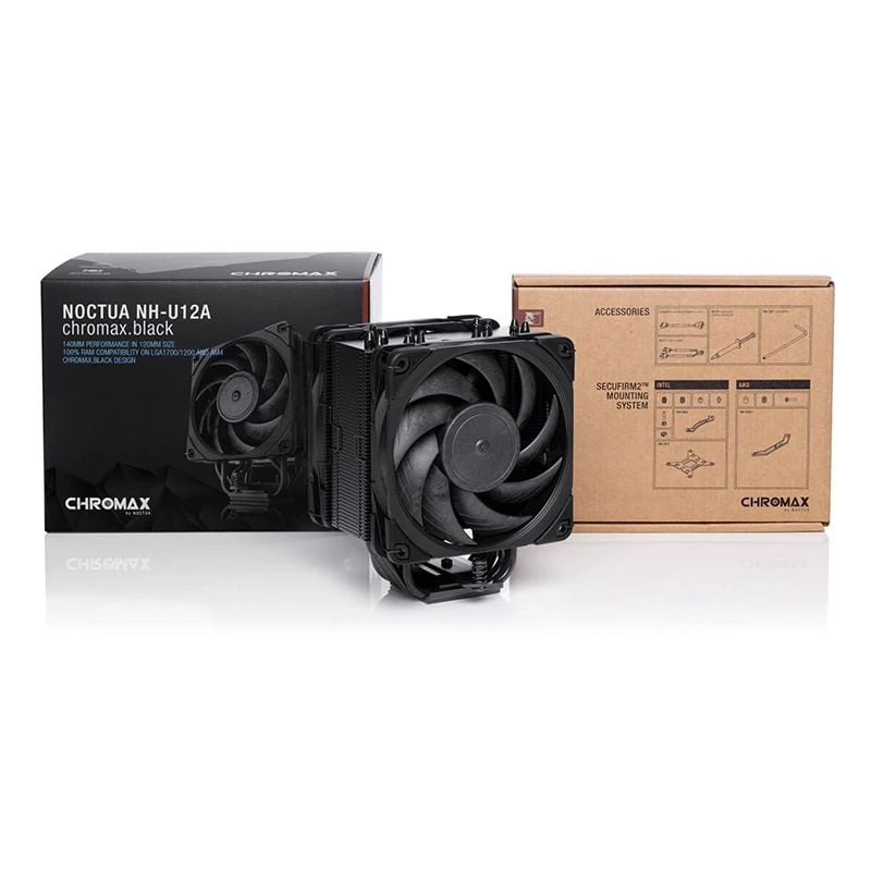 Tản nhiệt khí Noctua NH-U12A chromax.black - NEW